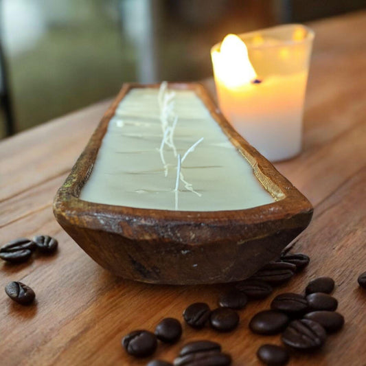 Aura 50 Oz 16 wick Dough Bowl Candle XXLarge Natural Soy Wax table decor Reusable